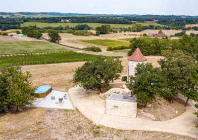 Le moulin de Lili - Location Bergerac - Vue aérienne